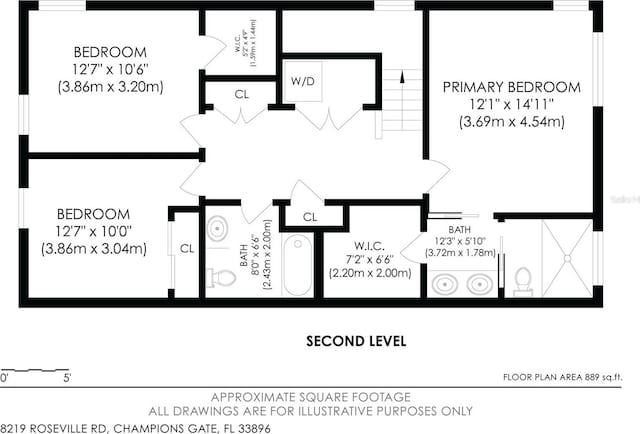 8219 Roseville Blvd, Davenport, FL 33896 - property floor plan