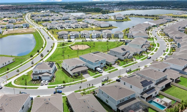 13323 Panama Beach Ct, Orlando, FL 32827 - aerial view of property and surrounding area with nearby suburban area and a large body of water