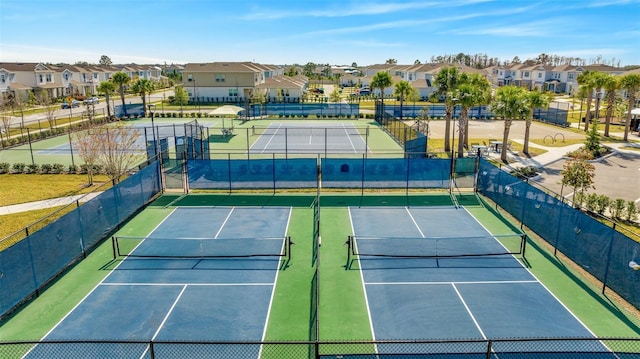13323 Panama Beach Ct, Orlando, FL 32827 - view of tennis court with a residential view