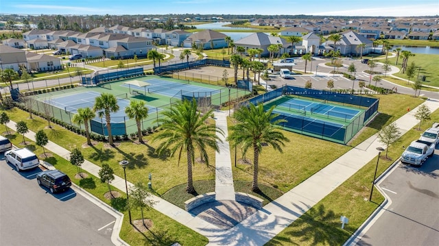 13323 Panama Beach Ct, Orlando, FL 32827 - aerial perspective of suburban area featuring a large body of water