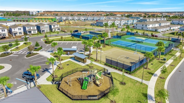 13323 Panama Beach Ct, Orlando, FL 32827 - aerial view of residential area with a community park