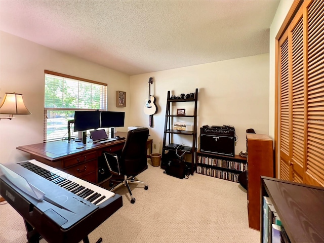 5724 Pitch Pine Dr, Orlando, FL 32819 - carpeted office with a textured ceiling