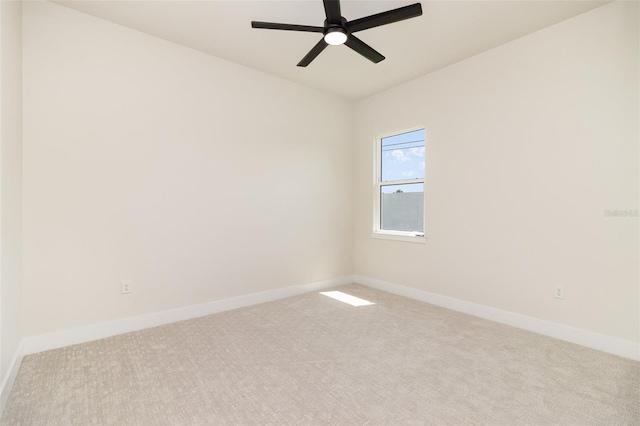 508 Topsail Dr, Rockledge, FL 32955 - spare room with carpet flooring and ceiling fan