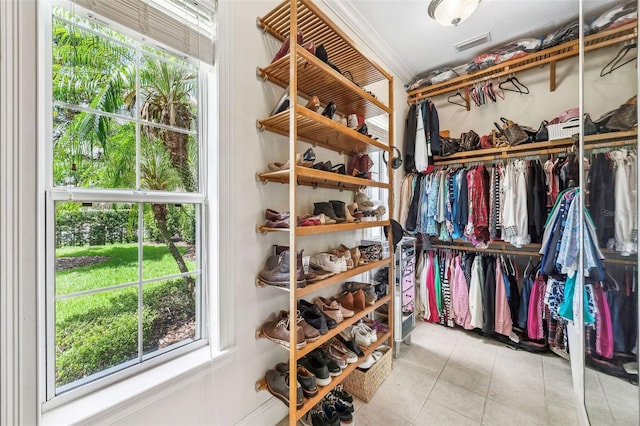 1420 Palmer Ave, Winter Park, FL 32789 - walk in closet featuring tile patterned flooring