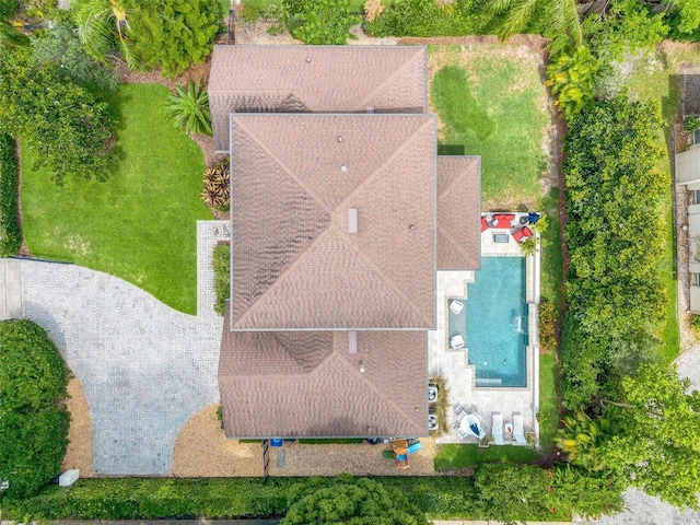 1420 Palmer Ave, Winter Park, FL 32789 - aerial view of property and surrounding area with a pool area