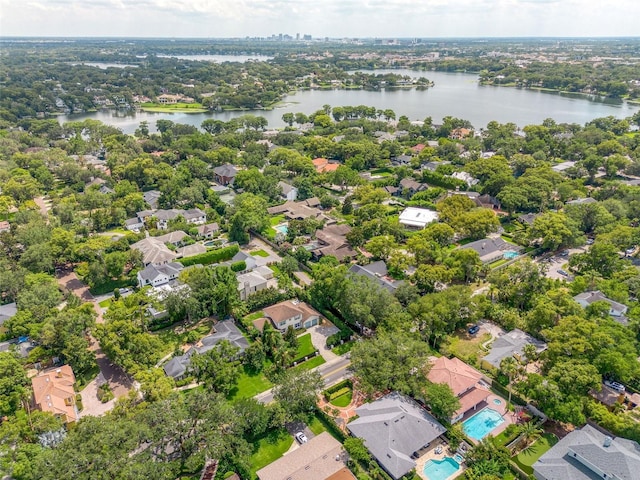1420 Palmer Ave, Winter Park, FL 32789 - aerial view of property's location with a nearby body of water and nearby suburban area
