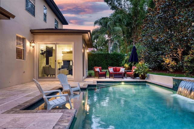 1420 Palmer Ave, Winter Park, FL 32789 - view of swimming pool featuring a patio and outdoor lounge area