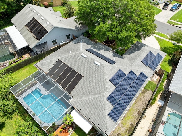 10743 Fairhaven Way, Orlando, FL 32825 - view from above of property featuring a pool area
