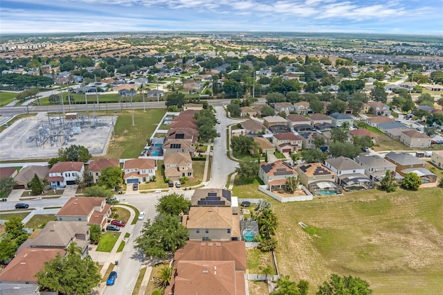 126 San Carlo Rd, Davenport, FL 33896 - aerial view of property and surrounding area with nearby suburban area