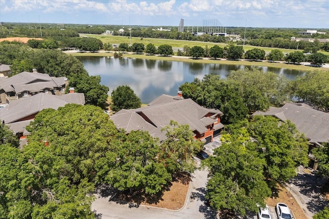 173 Villa Di Este Ter Unit 209, Lake Mary, FL 32746 - bird's eye view of a nearby body of water and a tree filled landscape