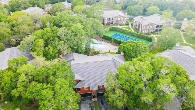 173 Villa Di Este Ter Unit 209, Lake Mary, FL 32746 - aerial perspective of suburban area with a pool area
