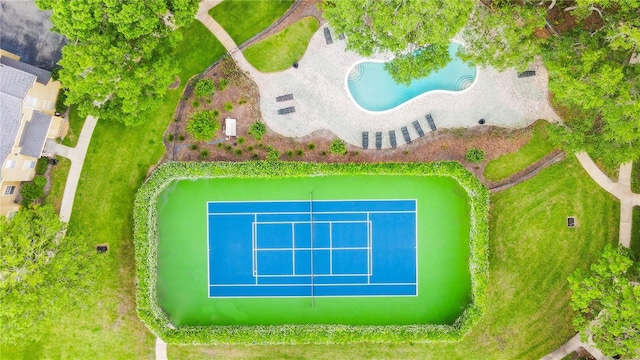 173 Villa Di Este Ter Unit 209, Lake Mary, FL 32746 - drone / aerial view of a pool