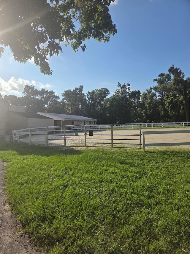 109 Crown Oaks Way Unit 109, Longwood, FL 32779 - view of yard with an enclosed horse arena