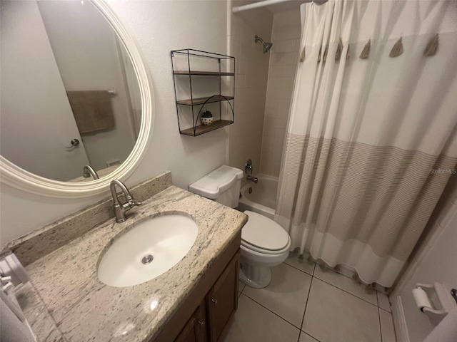 2426 Windward Way, Winter Park, FL 32792 - full bath featuring shower / tub combo, vanity, toilet, and tile patterned floors