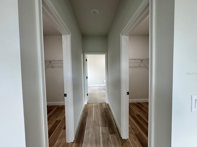 16463 SW 55th Court Rd, Ocala, FL 34473 - hall with wood finished floors and baseboards