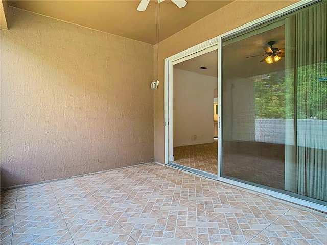 6843 Cherry Grove Cir, Orlando, FL 32809 - view of patio with a ceiling fan