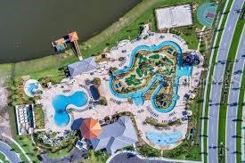 4740 Sleepy Hollow Dr, Kissimmee, FL 34746 - aerial view of property's location with a pool area