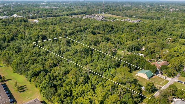 287 Hilltop Dr, Longwood, FL 32750 - view of property location with a heavily wooded area and property boundaries highlighted