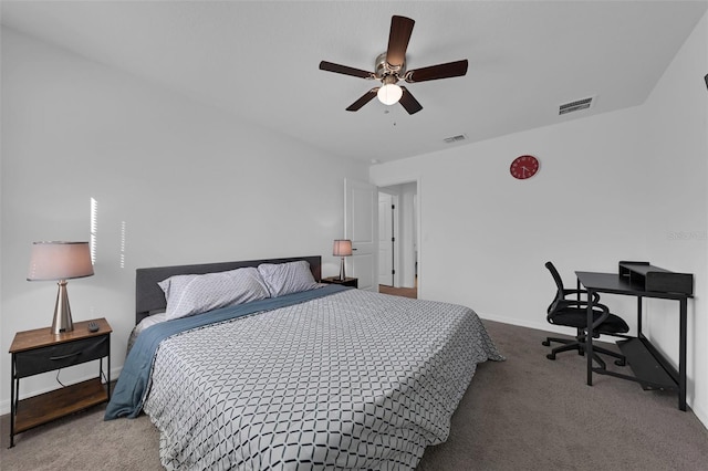 2210 Derwent Dr, Davenport, FL 33896 - carpeted bedroom featuring baseboards and ceiling fan