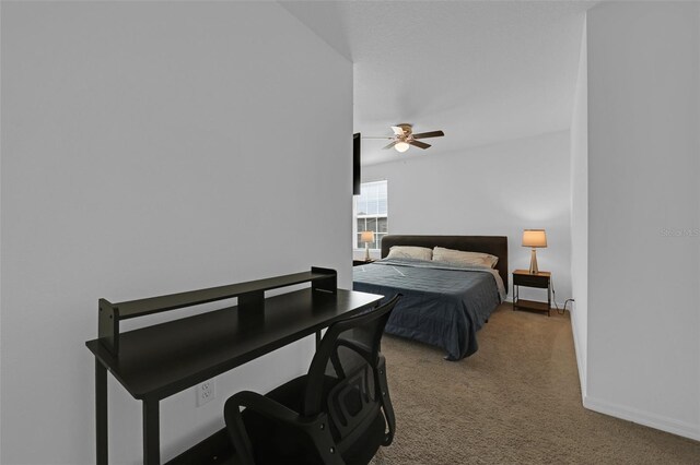 2210 Derwent Dr, Davenport, FL 33896 - carpeted bedroom with ceiling fan and baseboards