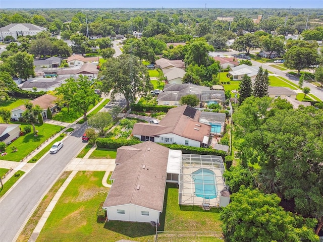 620 Marshall St, Altamonte Springs, FL 32701 - aerial perspective of suburban area featuring a pool area