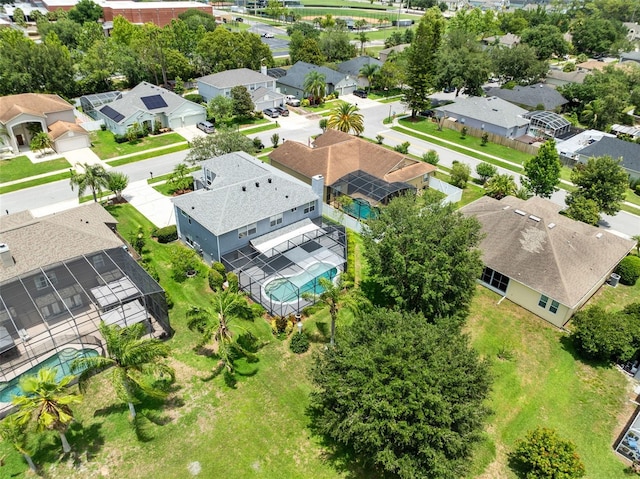 2214 Westbourne Dr, Oviedo, FL 32765 - aerial perspective of suburban area featuring a pool area