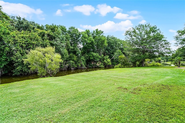 116 Candlewick Ct, Sanford, FL 32771 - view of green lawn featuring a water view