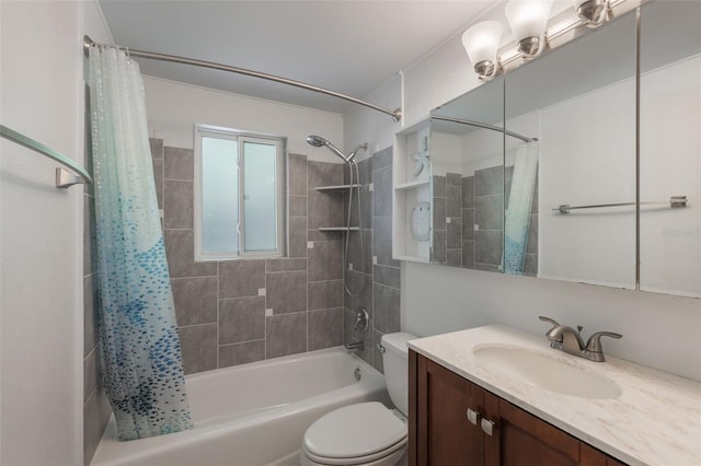 1343 Charlotte St, Altamonte Springs, FL 32701 - full bath featuring shower / bath combination with curtain, toilet, and vanity