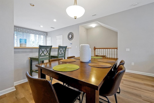 4816 Tidecrest Ave Unit 178, Orlando, FL 32819 - dining room with light wood finished floors, baseboards, and recessed lighting