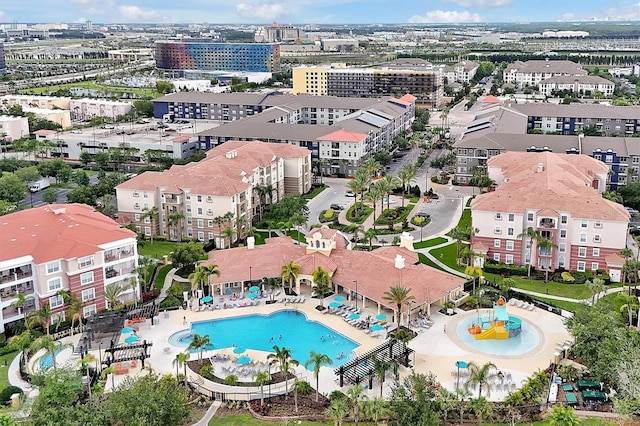 4816 Tidecrest Ave Unit 178, Orlando, FL 32819 - drone / aerial view of a pool area