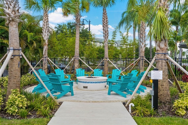 4816 Tidecrest Ave Unit 178, Orlando, FL 32819 - view of home's community featuring a fire pit