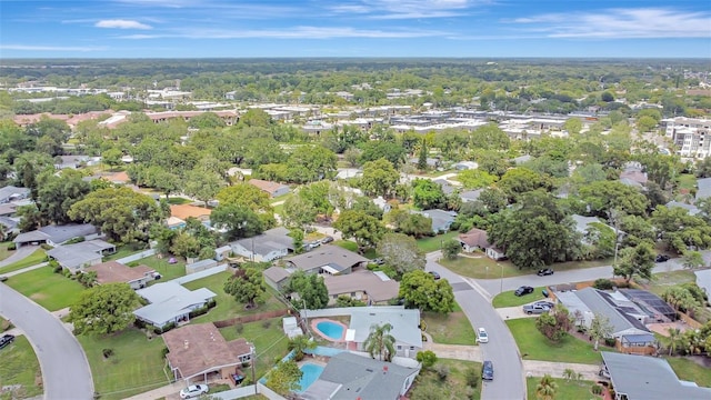 2835 Bongart Rd, Winter Park, FL 32792 - aerial view of property and surrounding area with nearby suburban area