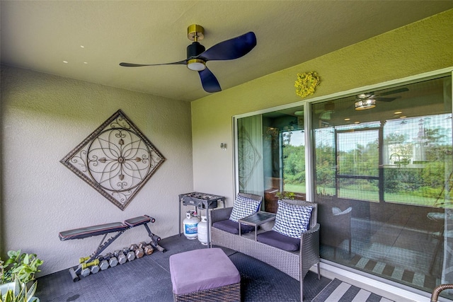 322 Annabelle Way, Davenport, FL 33837 - view of patio featuring a ceiling fan