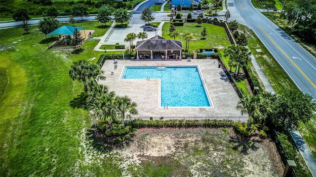 322 Annabelle Way, Davenport, FL 33837 - drone / aerial view of a pool