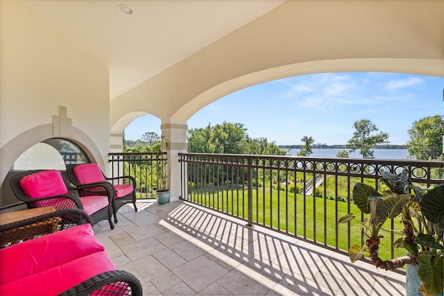 1010 Juliette Blvd, Mount Dora, FL 32757 - balcony featuring a water view