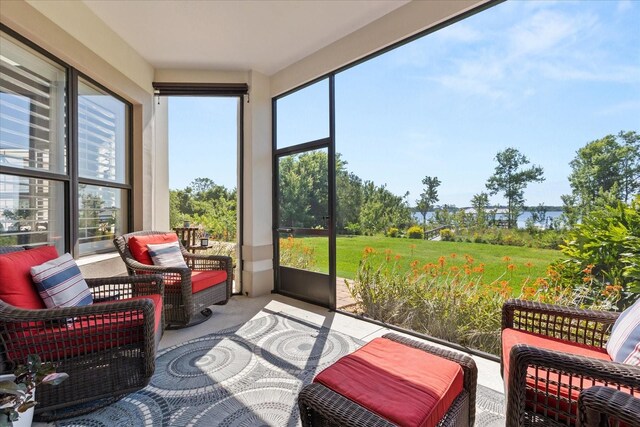 1010 Juliette Blvd, Mount Dora, FL 32757 - sunroom / solarium featuring carpet floors