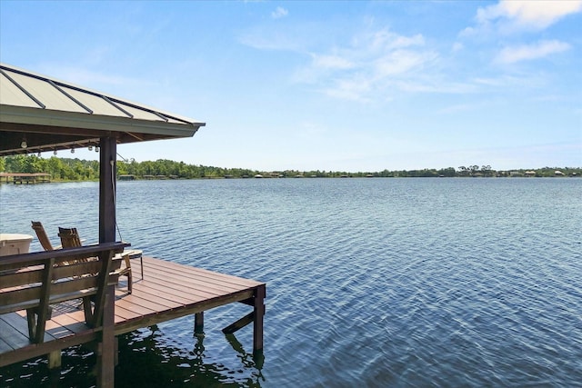 1010 Juliette Blvd, Mount Dora, FL 32757 - dock area featuring a water view