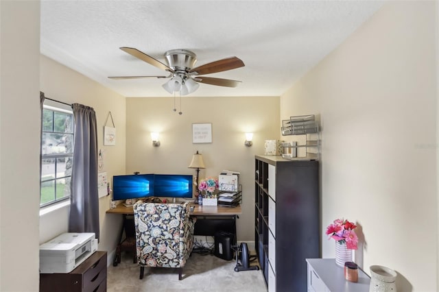 8652 Savory Dr, Orlando, FL 32825 - office area featuring ceiling fan