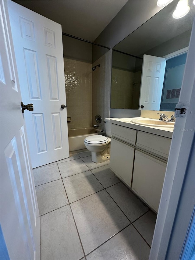652 Roaring Dr Unit 234, Altamonte Springs, FL 32714 - bathroom with tile patterned flooring, vanity,  shower combination, and toilet