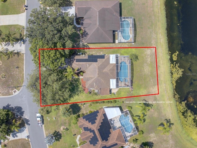 703 Sunridge Woods Blvd, Davenport, FL 33837 - aerial overview of property's location featuring property boundaries highlighted