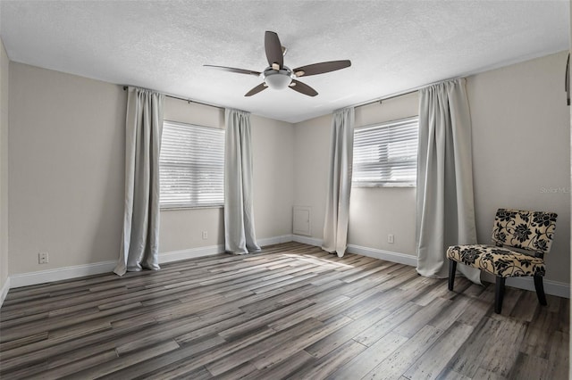 120 Springwood Trl, Altamonte Springs, FL 32714 - unfurnished room featuring wood finished floors, ceiling fan, a textured ceiling, and baseboards