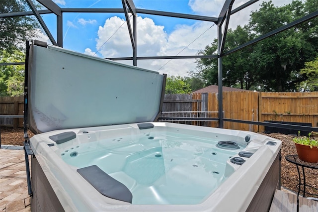 120 Springwood Trl, Altamonte Springs, FL 32714 - fenced backyard with a hot tub