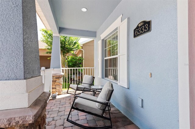 6333 Schoolhouse Pond Rd, Winter Garden, FL 34787 - view of covered porch
