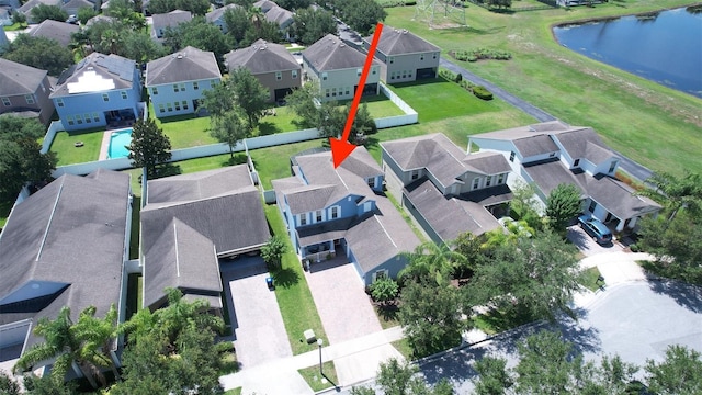 6333 Schoolhouse Pond Rd, Winter Garden, FL 34787 - aerial view of residential area featuring a nearby body of water