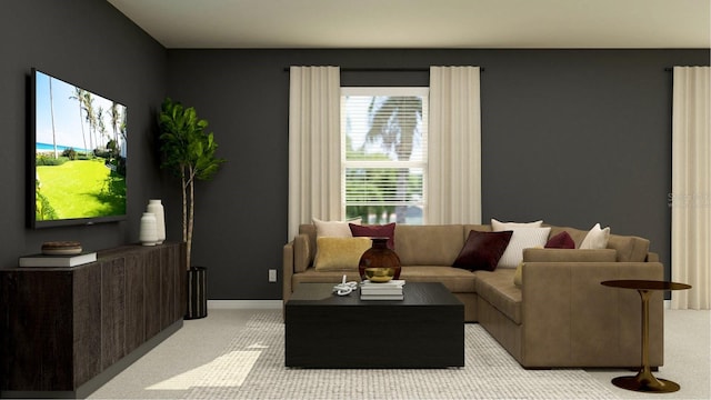 4796 Waltham Forest Dr, Davenport, FL 33837 - living room with light carpet