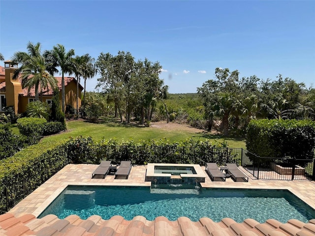 302 Coco Plum Ct, Oldsmar, FL 34677 - view of pool with a patio and a pool with connected hot tub
