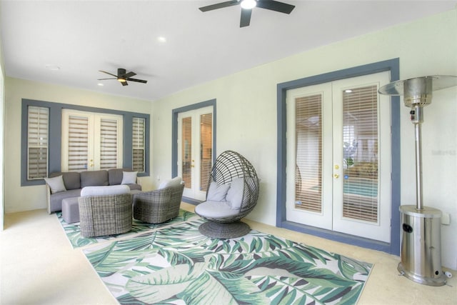 11721 Camden Park Dr, Windermere, FL 34786 - sunroom with french doors