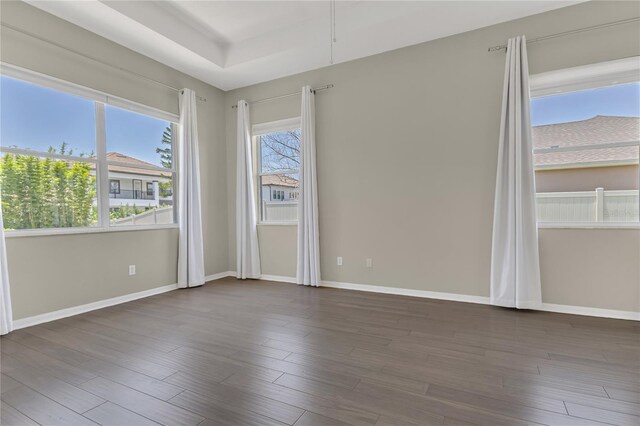 10417 Oakview Pointe Ter, Gotha, FL 34734 - empty room with wood finished floors and baseboards