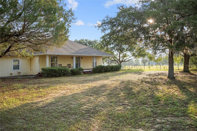 16017 Johns Lake Rd, Clermont, FL 34711 - view of green lawn with covered porch