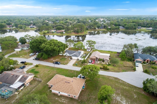 2916 Maldive Ct, Deltona, FL 32738 - aerial overview of property's location with a nearby body of water and nearby suburban area